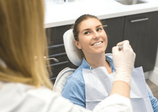 Albuquerque Dental Patient in Chair Smiling